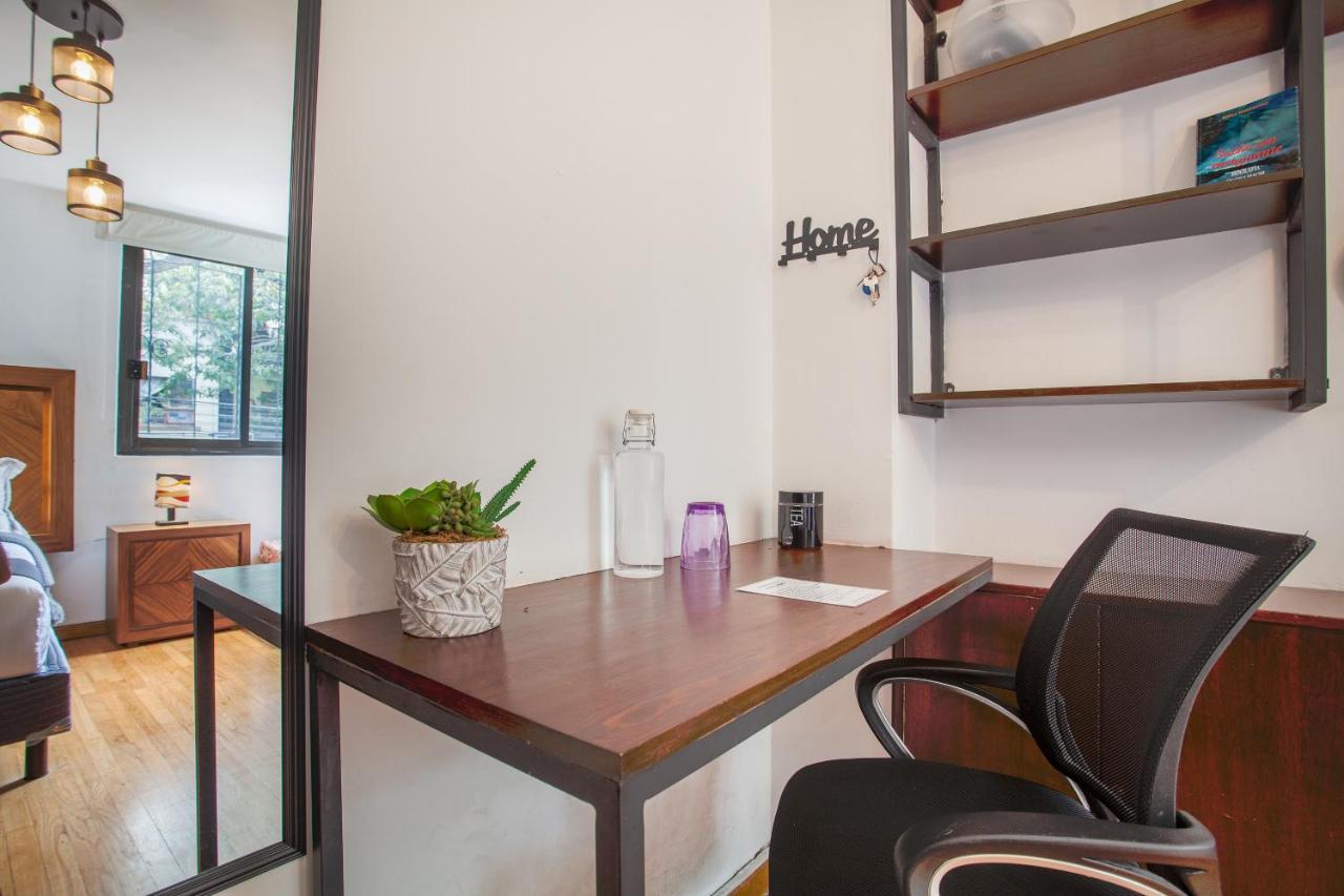 Experience México City Condesa, Central Location, Rooftop Terrace, Coworking, Amazing Artistic Place Extérieur photo