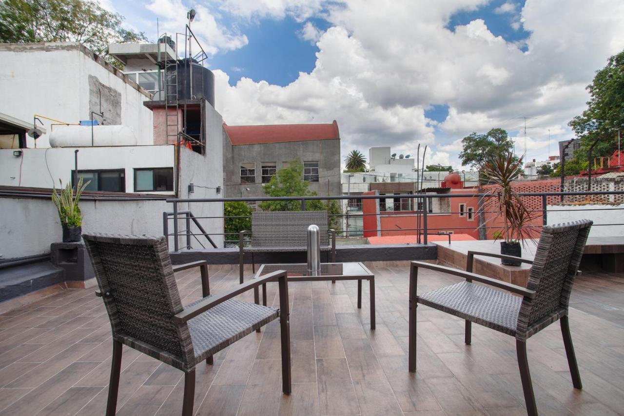 Experience México City Condesa, Central Location, Rooftop Terrace, Coworking, Amazing Artistic Place Extérieur photo
